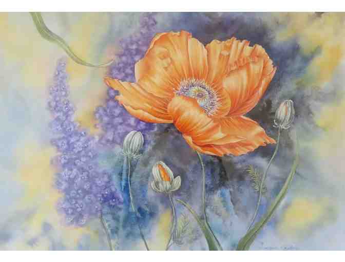 Garden Treasures (watercolor, 29'W x 23'H), Sunshine Taylor