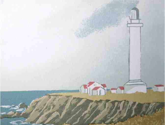 Point Arena (silkscreen, 22'W x 14'H), William Zacha