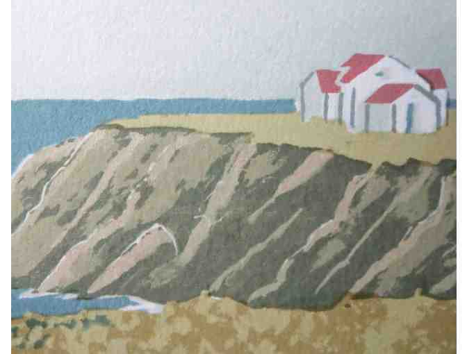 Point Arena (silkscreen, 22'W x 14'H), William Zacha