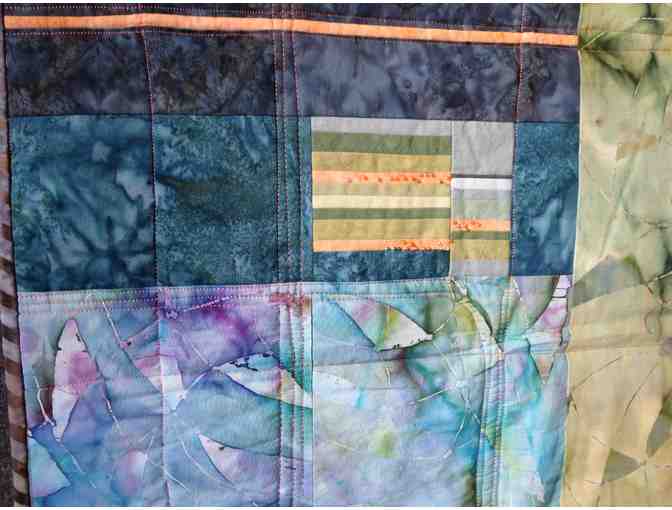 Art Quilt/Throw (48'W x 65'H), Ann Grundler