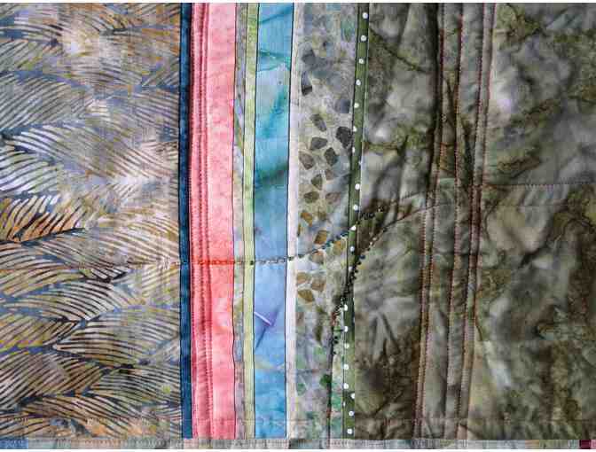 Art Quilt/Throw (48'W x 65'H), Ann Grundler