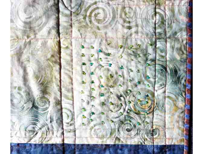 Art Quilt/Throw (48'W x 65'H), Ann Grundler