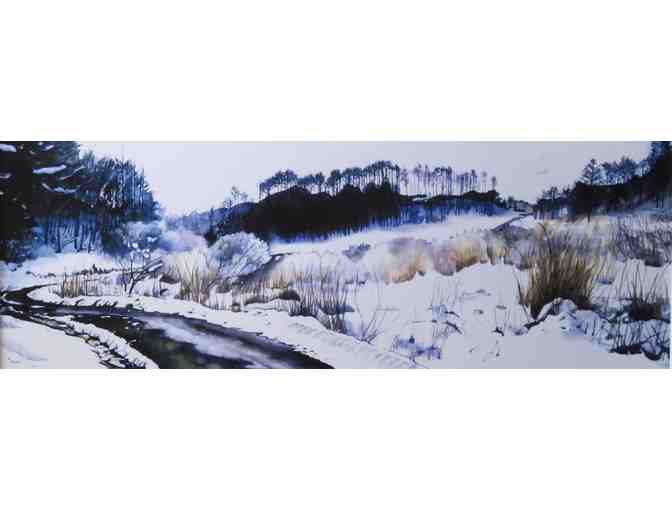 Waiting for Spring (watercolor Giclée, 20'W x 12'H), Mariko Irie