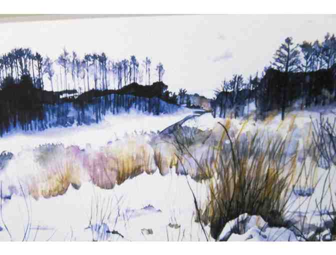 Waiting for Spring (watercolor Giclée, 20'W x 12'H), Mariko Irie