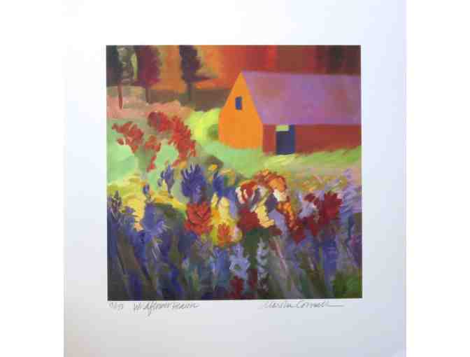 Wildflower Heaven (matted print, 11'W x 11.5'H), Marsha Connell