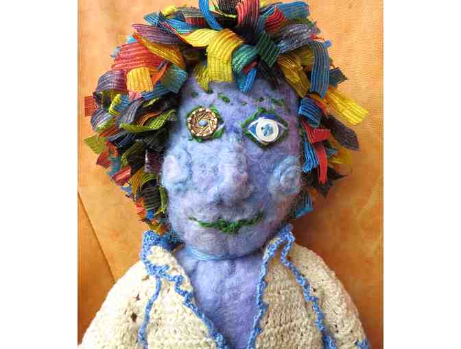 Confetti (felted wool doll, 17'), Mickie McCormic