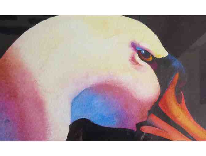 Swan (watercolor, 44'W x 32'H), Nancy Collins
