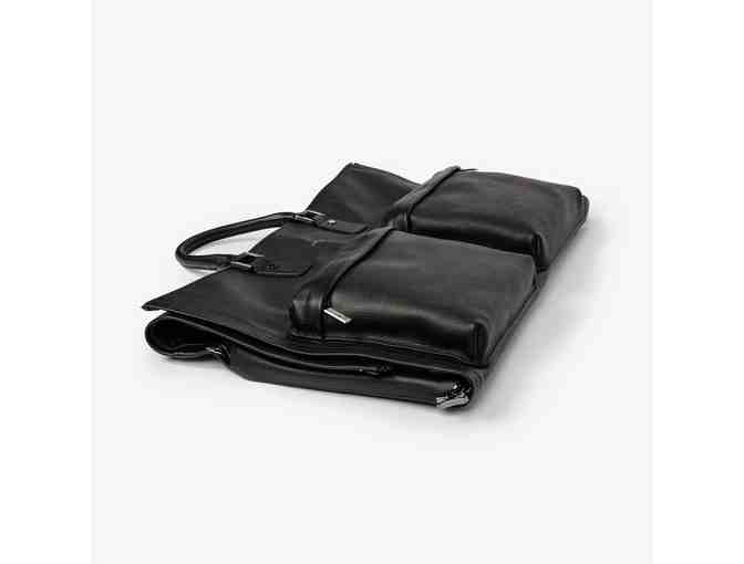Hook + Albert Black Leather Weekender Bag - Photo 2