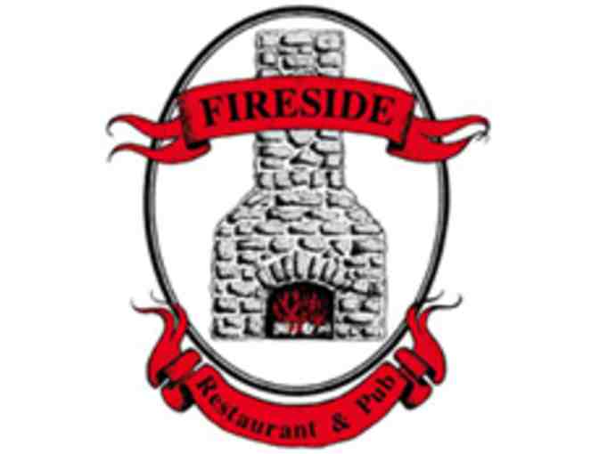 $50  to 'The Fireside Restaurant & Pub'