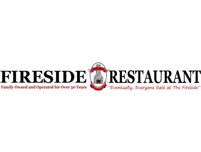 $50  to 'The Fireside Restaurant & Pub'