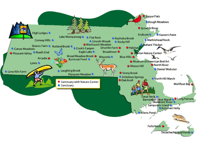 Family Membership to MA Audubon