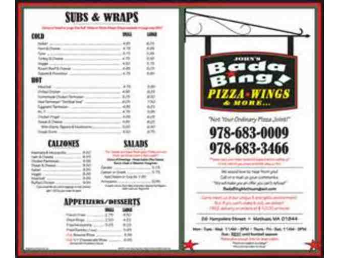 Bada Bing ($100)...Not Your Ordinary Pizza Joint! - Photo 1