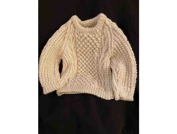 Hand-Knit Baby Sweater