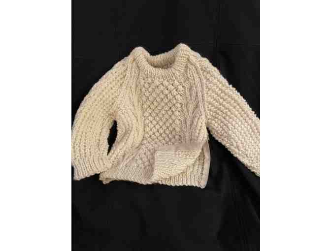 Hand-Knit Baby Sweater