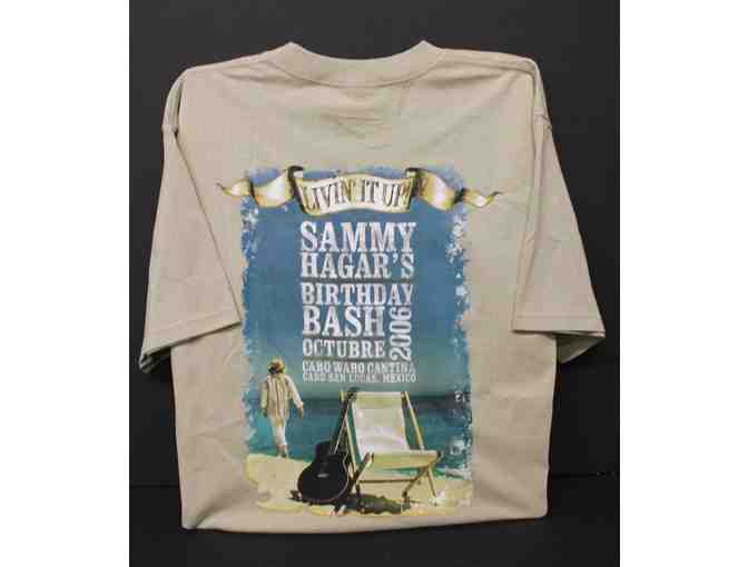 Sammy Hagar 'Birthday Bash 2006' Signed T-Shirt