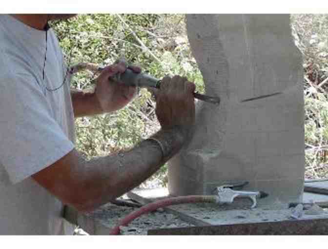 The Compleat Sculptor:  One Month of Stone Carving Class + One Stone up to 50 lbs. (#2)