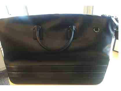 Michael Kors Collection: Large Black Leather Tote Bag