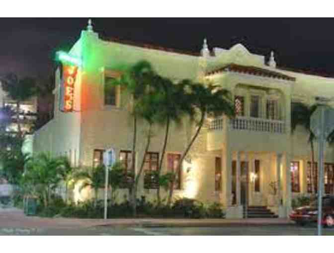 Dream South Beach Hotel and Joe's Stone Crab Restaurant