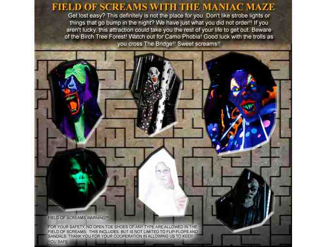 2 Frightful Nightful Packages to Niles Haunted House Scream Park #2