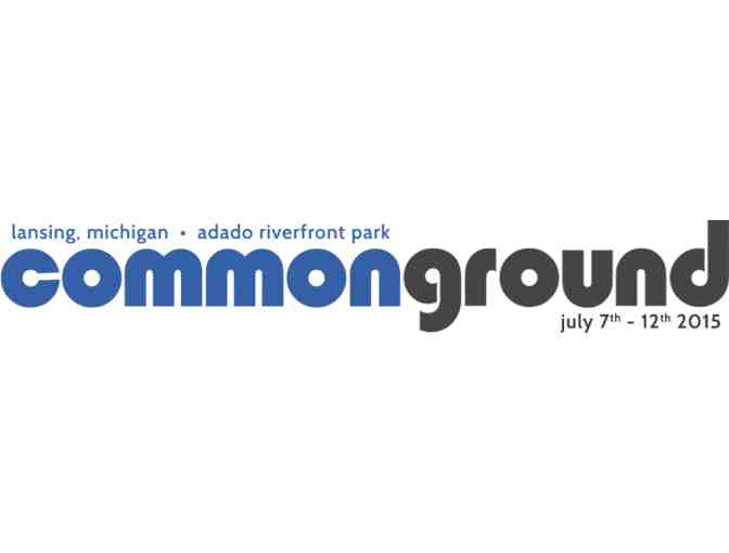 Common Ground Music Festival -Two (2) 6-day passes to Common Ground Music Festival-Lansing