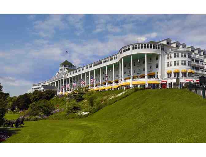 Grand Hotel, Mackinac Island Bed and Breakfast Package and 4 Golf Certificates.