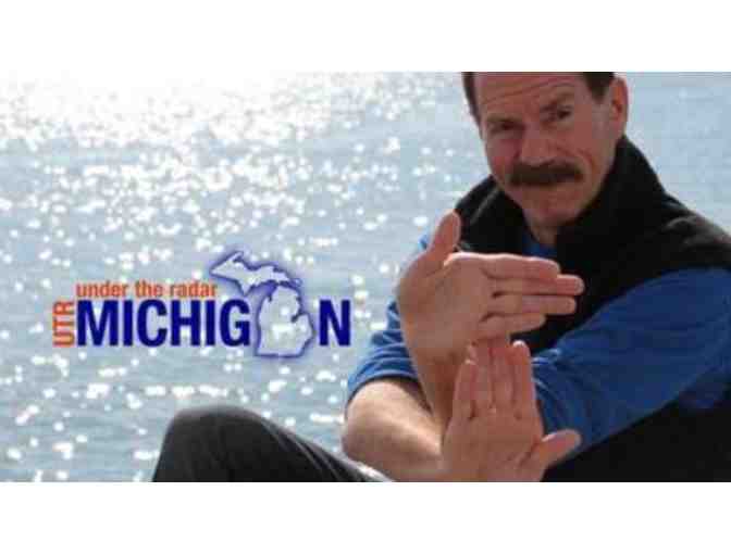 Under The Radar Michigan: The Next 50 by Tom Daldin & 2018 Michigan Challenge Pin