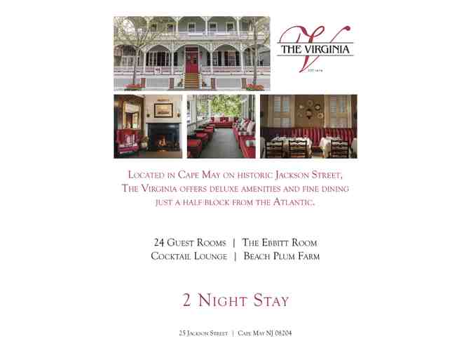 2-night stay at the Virginia Hotel