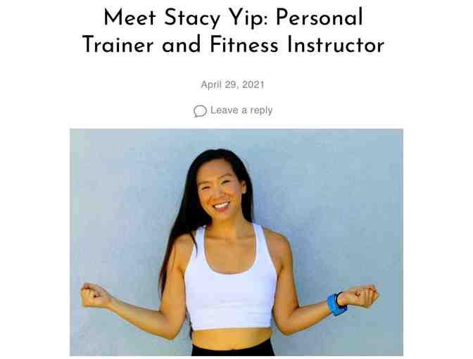 One Month of live Zooom Fitness Classes with Yip Fitness