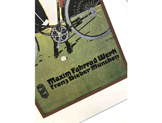 Carl Moos Bicycle Print and Pedego Electric Bike Rental