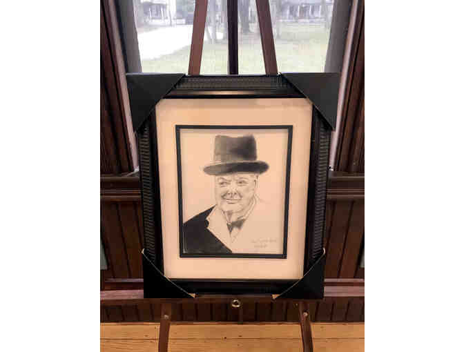 'That Inimitable Twinkle' - Sketch of Winston Churchill
