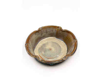 Artisan-crafted stoneware bowl