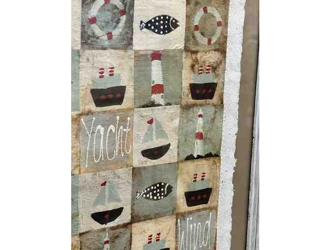 'Lighthouses and Boats' Painting