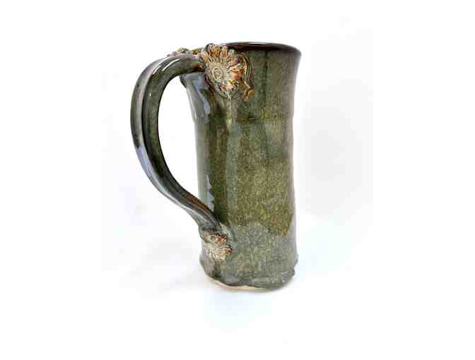 Handmade pottery pitcher