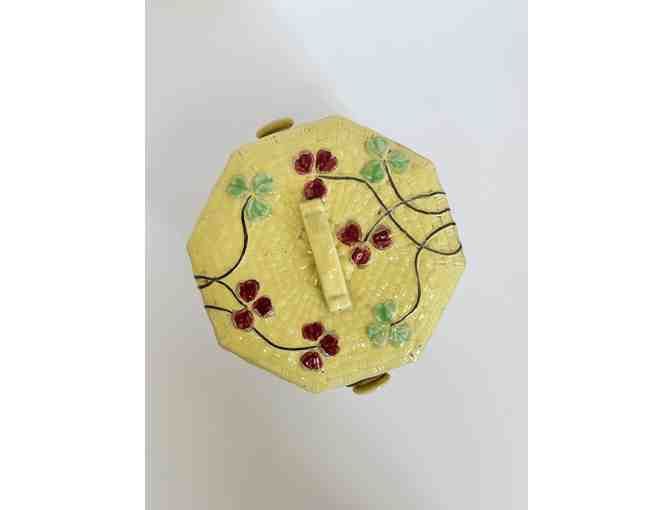 Japanese Majolica Cookie Jar (set of 2)