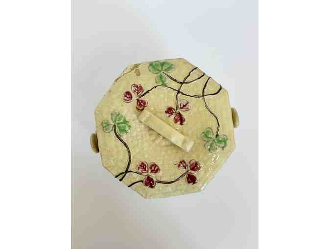 Japanese Majolica Cookie Jar (set of 2)