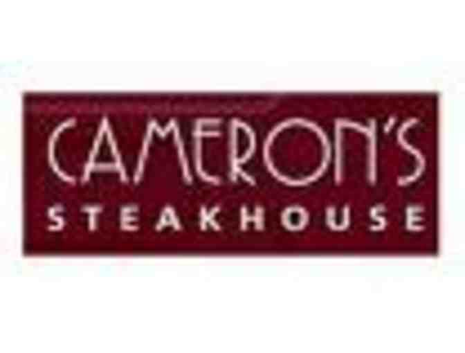 $50 Gift Card to Cameron's Steakhouse