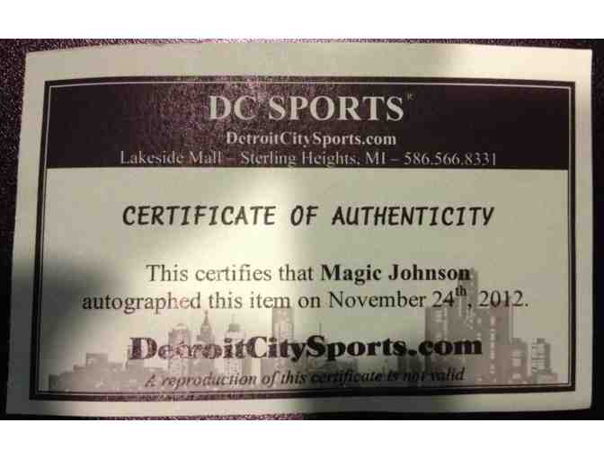 Autographed Magic Johnson Basketball