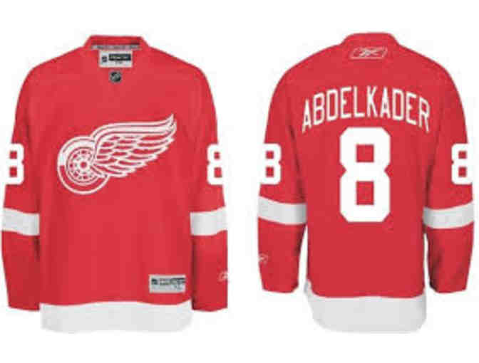 Red Wings Justin Abdelkader Autographed Jersey