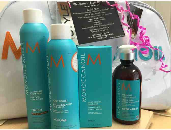 Moroccan Oil Hair Care Products and Weekender Bag
