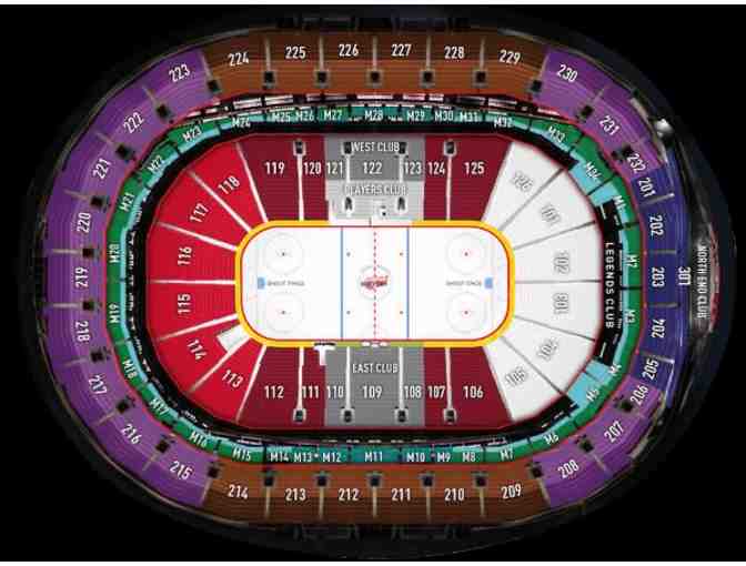 Detroit Red Wings vs Winnipeg Jets - 4 Tickets 1st Row Behind Glass & Parking -Dec 5, 2017