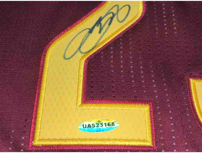 Lebron James Autographed Basketball Jersey - Adidas Road Jersey