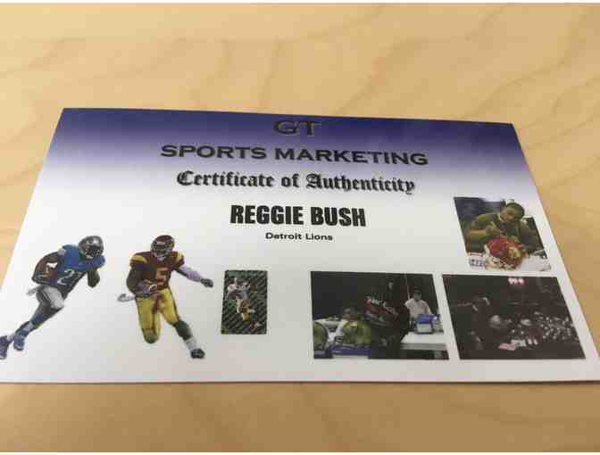 Reggie Bush Autographed Lions Mini Helmet