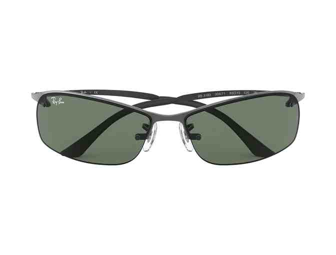Ray-Ban Men's RB3183 Sunglasses - Gunmetal with Green Lenses (Non Polarized) - Photo 1