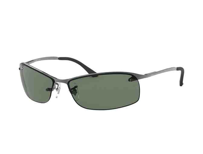 Ray-Ban Men's RB3183 Sunglasses - Gunmetal with Green Lenses (Non Polarized) - Photo 2