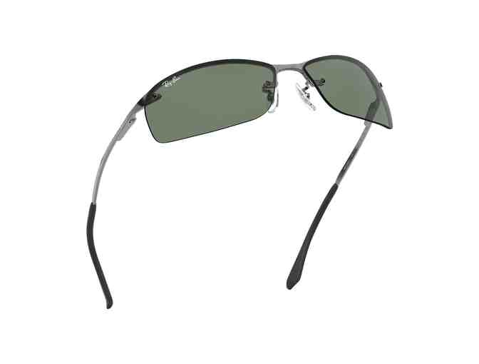 Ray-Ban Men's RB3183 Sunglasses - Gunmetal with Green Lenses (Non Polarized) - Photo 3
