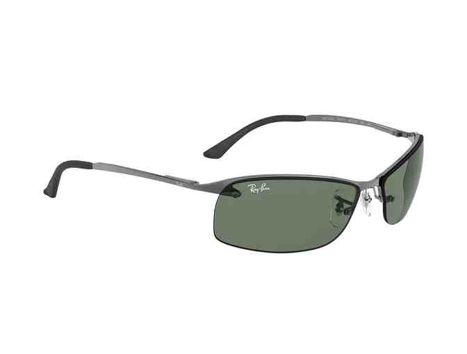 Ray-Ban Men's RB3183 Sunglasses - Gunmetal with Green Lenses (Non Polarized) - Photo 4