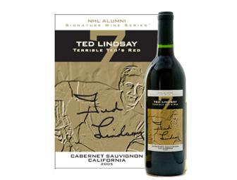 Ted Lindsay Autographed 2005 Cabernet Sauvignon