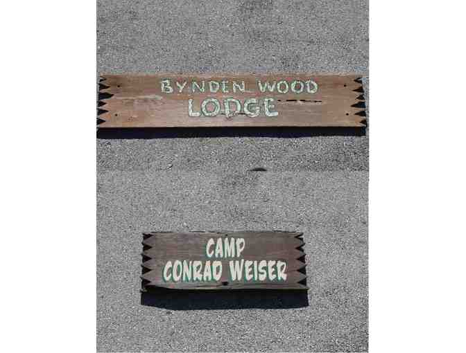 Own a Piece of Camp History - Winning Bidder Takes 1 of 2 Historic Signs (Bidders Choice)
