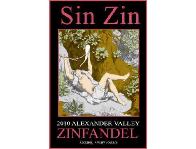Alexander Valley 2010 Sin Zin 3Liter etched bottle