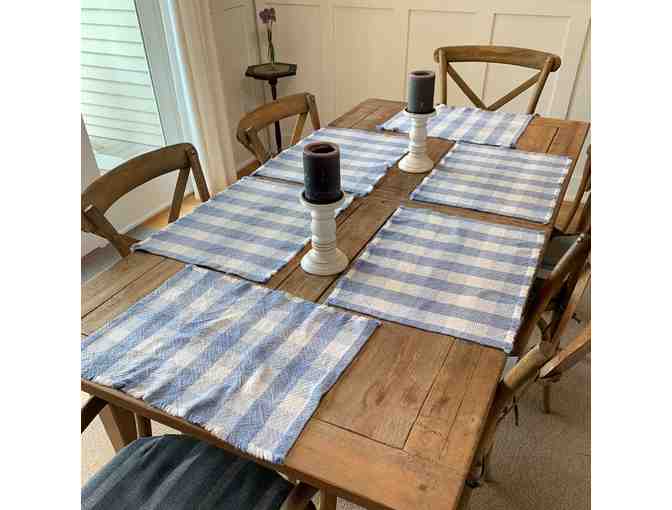 Handwoven Summer Placemats and Table Runner